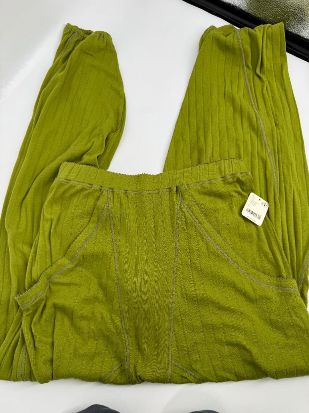 FREE PEOPLE Intimately Coffee Chat Jogger Size L NWT - Picture 3 of 12